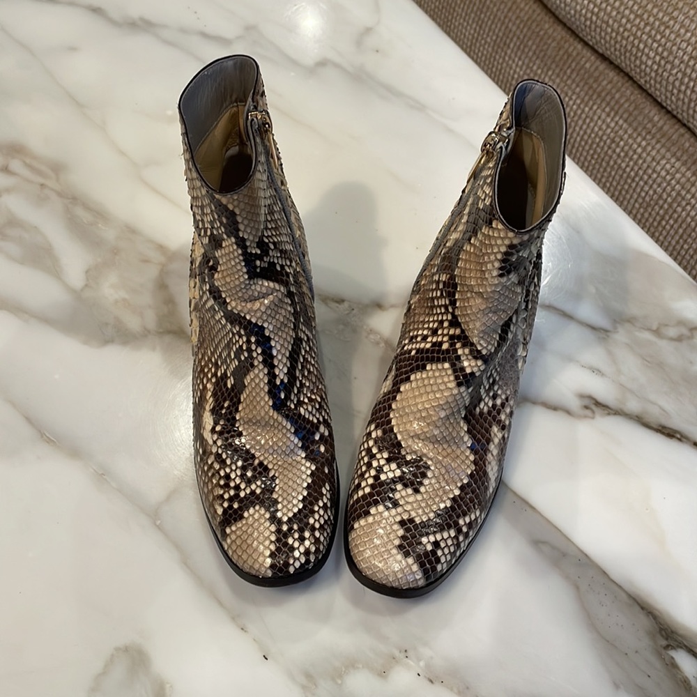 Jimmy Choo Python Ankle Boots - Picture 5 of 10